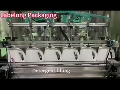 Προσαρμόσιμη Γραμμική μηχανή πλήρωσης μπουκαλιών υψηλής χωρητικότητας Εύκολη συντήρηση